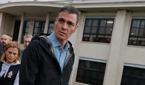 Pedro Sánchez rechaza acusaciones del exministro José Luis Ábalos. Foto: AFP