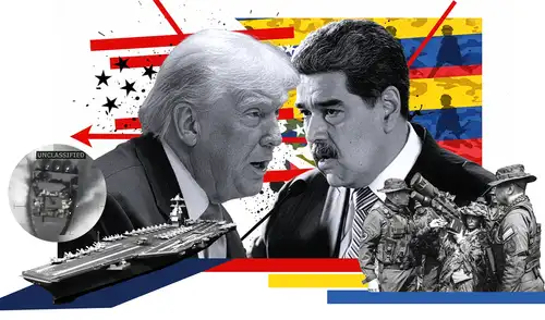 Trump y Maduro protagonizan una nueva escalada en el Caribe.