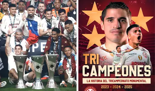 Anuncian 'Tricampeones: la historia del tricampeonato monumental', libro sobre Universitario