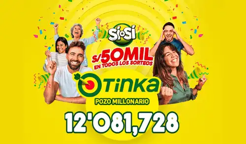 Resultados de La Tinka, hoy miércoles 3 de diciembre | Foto: La Tinka