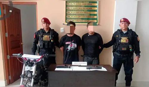 Los intervenidos fueron trasladados a la Depincri Iquitos. Foto: PNP