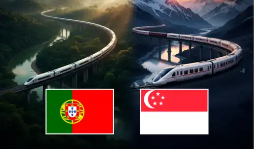 El viaje en tren más largo del mundo desde Portugal a Singapur cuenta con más de 18.000 kilómetros de distancia.
