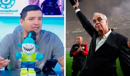 Reimond Manco se mostró de lado de Jorge Fossati tras su dilema con Universitario. Foto: composición LR/captura de 'Línea de 5'/ Reimond Manco considera que Universitario debe cumplir con las exigencias de Jorge Fossati