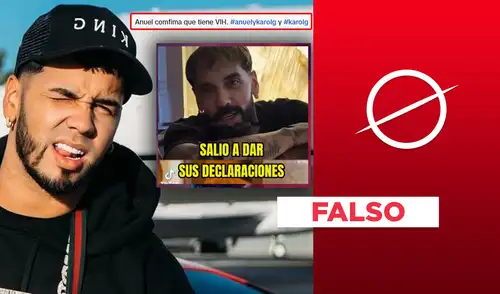 Video fue manipulado con herramientas digitales y la voz fue puesta con inteligencia artificial. Foto: composición LR/capturas de pantalla/difusión. Anuel AA tiene VIH