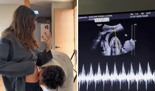 Darlene Rosas anunció que será mamá Foto: Composición LR