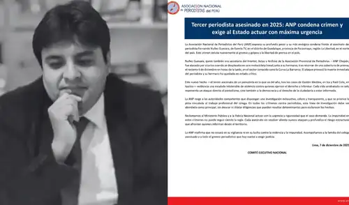 ANP lamentó atentado contra periodista Fernando Núñez. Foto: Composición/LR Fernando Núñez