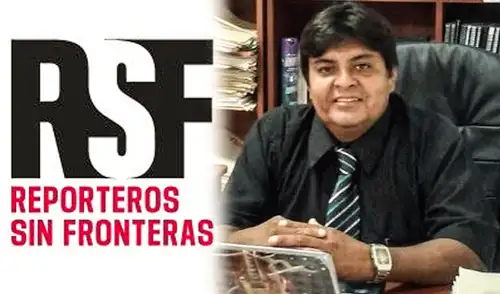 Reporteros sin fronteras sobre asesinato de periodista en La Libertad.