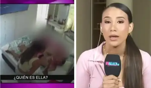 Samahara Lobatón se sinceró ante las cámaras de Magaly Medina Foto: Composición LR Samahara Lobatón se sinceró ante las cámaras de Magaly Medina Foto: Composición LR