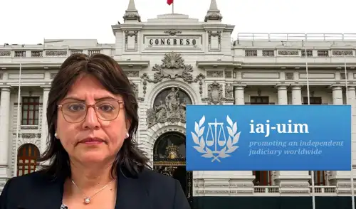 El ente internacional expresó su rechazo por la inhabilitación contra Delia Espinoza. Foto: Composición/LR Delia Espinoza, Congreso