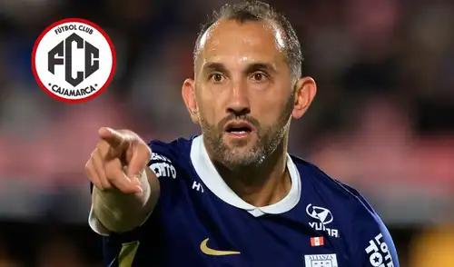 Hernán Barcos está en los planes de FC Cajamarca para la siguiente temporada. Foto: Liga 1/Composición LR