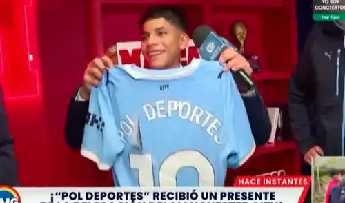 'Pol Deportes' se encuentra en España realizando la cobertura de la Champions League. Foto: Latina TV 'Pol Deportes' se encuentra en España realizando la cobertura de la Champions League. Foto: Latina TV