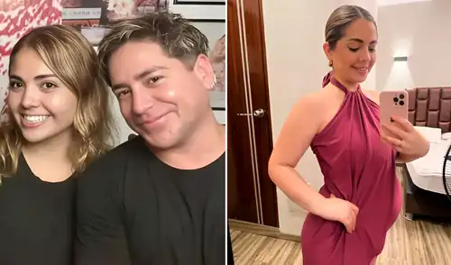 La pareja de Luisito Sánchez compartió la gran noticia en sus redes sociales. Foto: composición LR/difusión Luisito Sánchez y su pareja