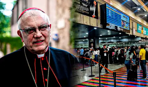 Autoridades venezolanas impiden el viaje del cardenal Porras en el aeropuerto Simón Bolívar, ubicado en Caracas.