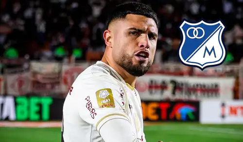 Rodrigo Ureña estaría en los planes de Millonarios FC. Foto: Universitario/Composición LR