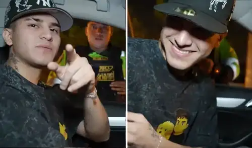 Cristorata genera críticas por bromas inadecuadas con policía durante intervención. Streamer Cristorata se viraliza por polémico comportamiento durante control de identidad