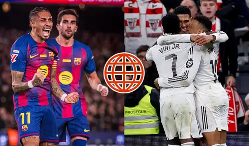 Culés y blancos no jugaron las rondas previas de Copa del Rey por haber disputado la Supercopa de España. Foto: composición de LR/FC Barcelona/Real Madrid