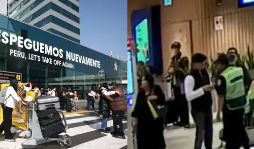 Detienen a banda que se dedicaba a robar maletas en el aeropuerto Jorge Chávez. Foto: composición LR