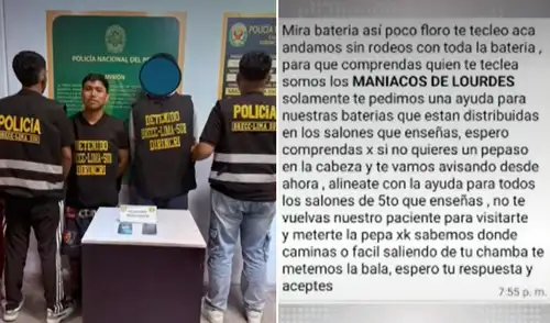 Estudiantes extorsionaban a sus profesores para pasar de año en VMT Estudiantes extorsionaban a sus profesores para pasar de año en VMT