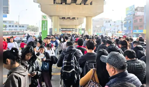 Largas colas en la Línea 1 del Metro se reportan con frecuencia en la capital. Largas colas en la Línea 1 del Metro se reportan con frecuencia en la capital.
