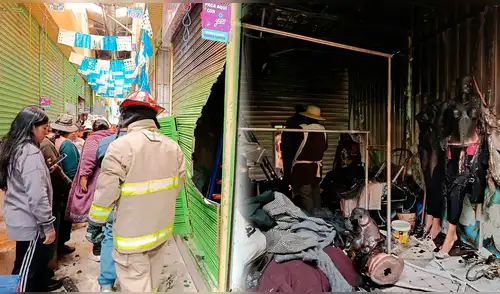 Trabajos de soldadura habría provocado el inicio del fuego. Foto: Composición LR / Cinthia Alvarez, La República