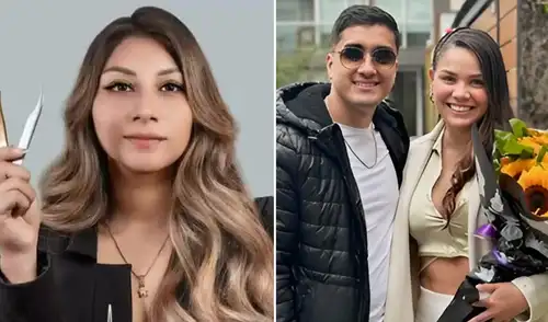 Diana, expareja de Yerco Santiago, denunció al tiktoker de violencia psicológica. Foto: composición LR/difusión Diana, expareja de Yerco Santiago