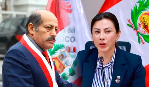 Héctor Valer es el nuevo vocero oficial de Somos Perú, en reemplazo de Ana Zegarra. Foto: composición LR ana zegarra hector valer