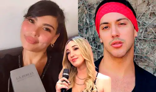 Angie Jibaja está en Perú y Jean Paul Santa María respondió. Foto: Composición LR/Instagram Angie Jibaja está en Perú y Jean Paul Santa María respondió.