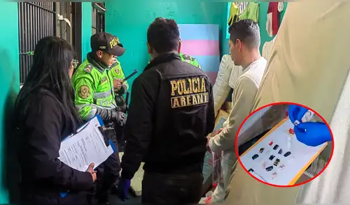Policía encontró droga y arma artesanal en centro penitenciario. Foto: Composición LR / PNP Policía encontró droga y arma artesanal en centro penitenciario. Foto: Composición LR / PNP
