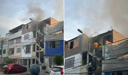 Vecinos reportaron el incendio a las unidades de bomberos.