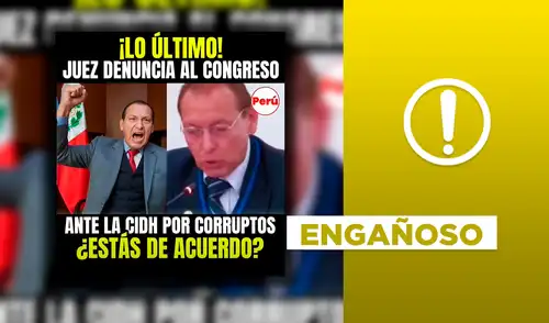 Video del juez supremo que denuncia atropellos del Congreso y el Gobierno ante la CIDH no es actual: corresponde a 2024 Video del juez supremo que denuncia atropellos del Congreso y el Gobierno ante la CIDH no es actual: corresponde a 2024