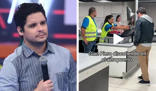 Gian Piero Díaz se pronuncia por el percance en el aeropuerto Foto: Composición LR