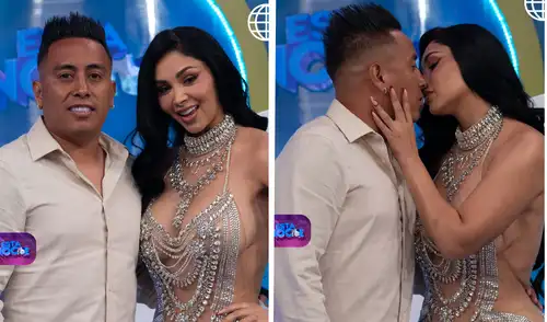 Pamela López y Christian Cueva celebran su amor Foto: Composición LR