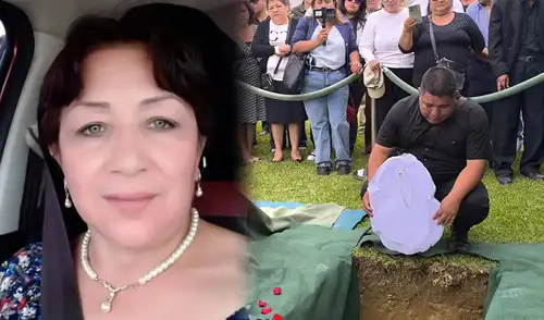 Restos de concejal asesinada fueron enterrados este domingo. Foto: Sergio Verde - La República.