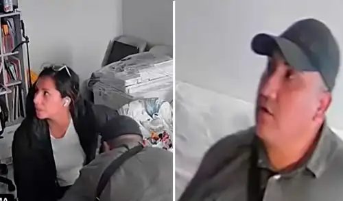 Las cámaras de seguridad del inmueble captaron a los implicados en el robo.