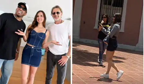 Maju Mantilla es captada en Barranco Foto: Composición LR