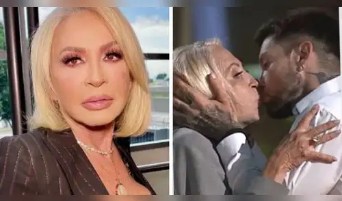 Laura Bozzo causa revuelo tras ser sorprendida con un beso en la boca de joven modelo argentino
