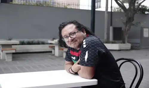 Carlos León Moya en Miraflores.