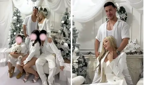 Ramina Gachoy se reconcilió con Jean Paul Santa María Foto: Composición LR