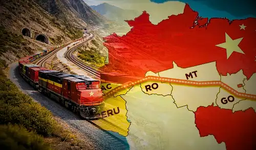 Brasil y China desarrollan un corredor ferroviario bioceánico para fortalecer las exportaciones hacia Asia.