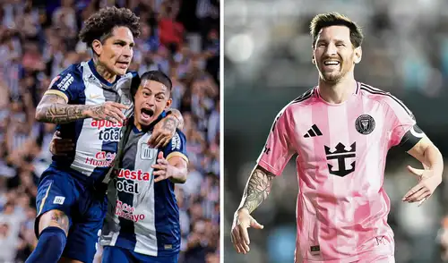 Lionel Messi visitará Matute con el Inter Miami para la Noche Blanquiazul 2025. Foto: composición de LR/Alianza Lima/AFP
