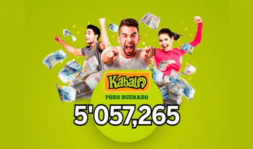 Nuevo sorteo de La Kábala con Pozo Buenazo de S/5.057.265.