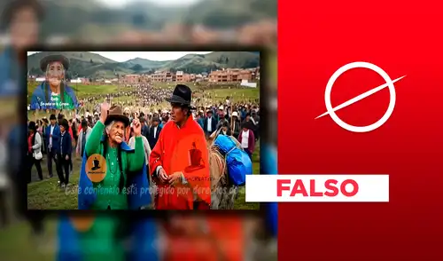 Adulta mayor que aparece rechazando las protestas es un video generado con IA