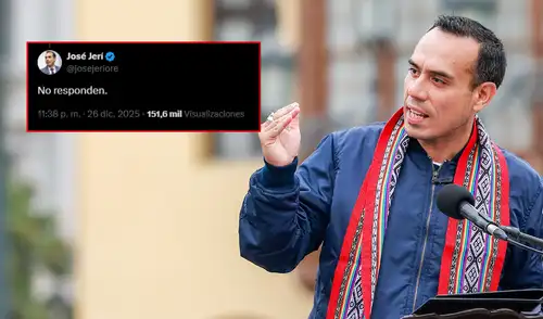 José Jerí quedó en el centro de la polémica tras responder con un “No responden” a un pedido de ayuda por atención en EsSalud. Foto: composición LR José Jerí | EsSalud