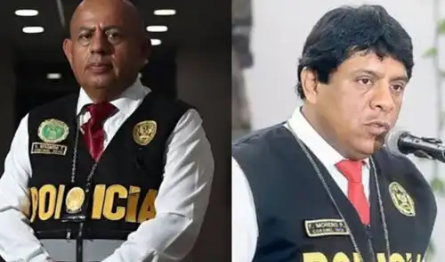 Los generales PNP Víctor  Revoredo , Franco Moreno, combatirán la lucha contra las organizaciones criminales. Foto: difusión