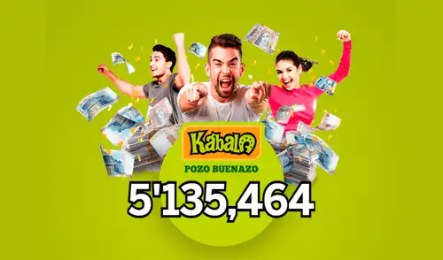 Nuevo sorteo de La Kábala con Pozo Buenazo de S/5.135.464. Nuevo sorteo de La Kábala con Pozo Buenazo de S/5.135.464.