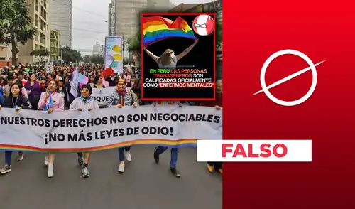 Las personas transgénero son declaradas "enfermos mentales" por Perú el 2025