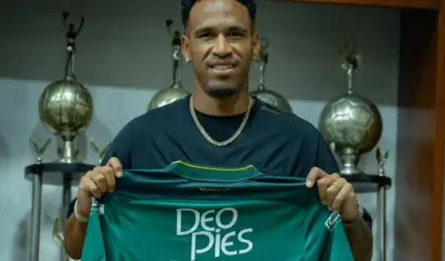 Pedro Gallese poso con la camiseta del Deportivo Cali. Foto: Instagram