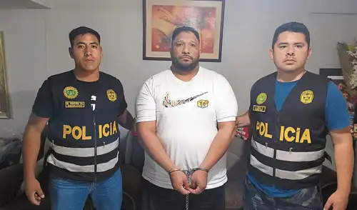 El venezolano Darwin Alejandro Vega Páez, alias 'Mamut 2', fue detenido en Chorrillos como cabecilla de "Los Sanguinarios del Tren", vinculados al Tren de Aragua y extorsión empresarial.