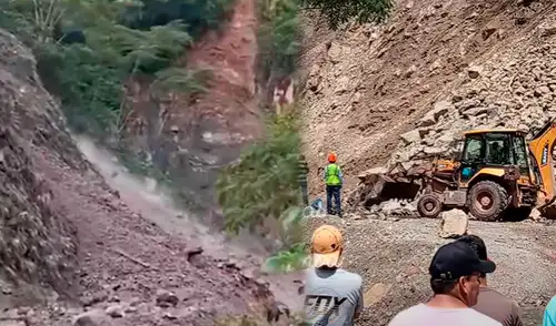 Huaicos bloquean carretera Huancabamba–Pozuzo y generan caos en transporte de carga y pasajeros Huaicos bloquean carretera Huancabamba–Pozuzo y generan caos en transporte de carga y pasajeros