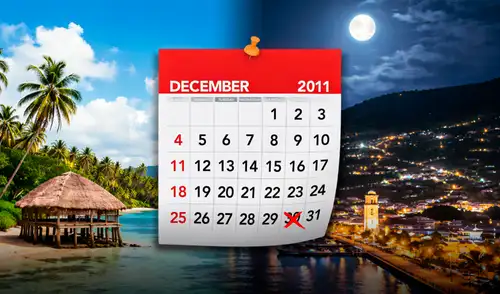 El viernes 30 de diciembre de 2011 nunca existió en el calendario de este país.